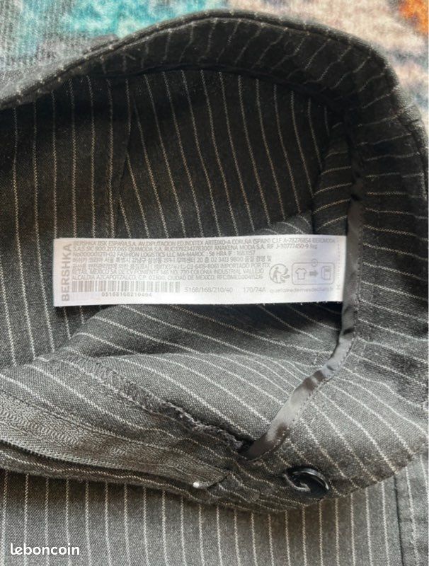 Pantalon rayures Bershka (image 4)