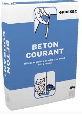 brico cash sac beton tout pret volume