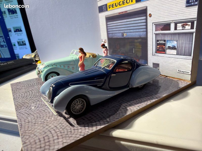 Diorama 1/43 Peugeot Talbot Exposition Peugeot 402 Darl’Mat et Talbot Lagot Figoni Falaschi (image 4)