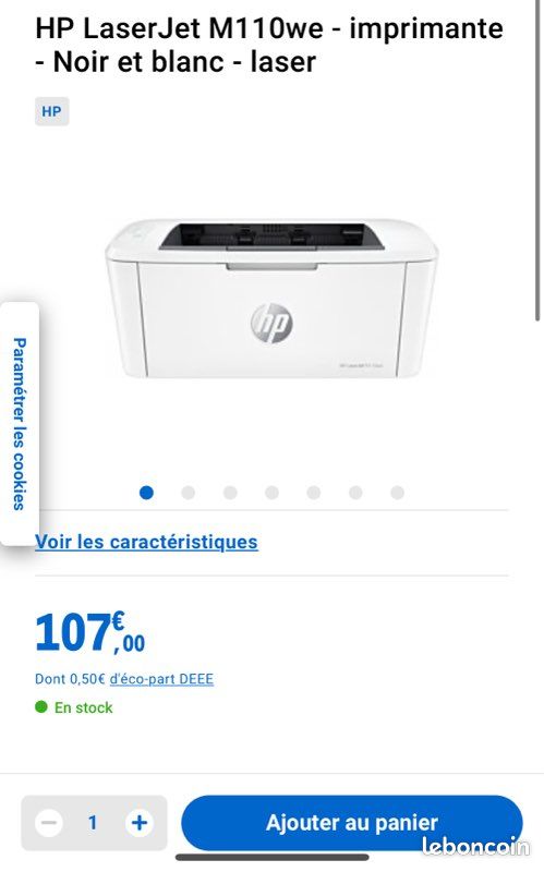 Imprimante HP Laserjet compact (image 1)