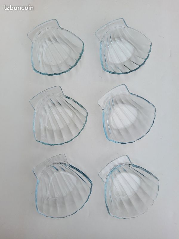 Lot de 6 Ramequins "Coquille Saint-Jacques" Vintage - Pyrex France (image 11)
