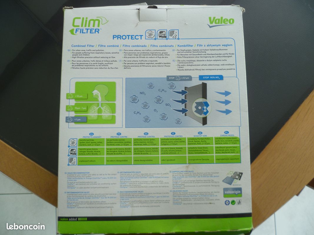 VALEO Filtre Habitacle PROTECT 698750 - Filtre à Pollen avec Charbon Actif - Qualité de l'air Valeo VALEO Filtre Habitacle PROTECT 698750 - Filtre à Pollen avec Charbon Actif - Qualité de l'air Valeo