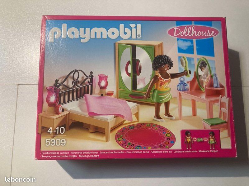 Boîte de playmobil 5309 « chambre adulte avec coiffeuse » - complète et comme neuve (image 1)
