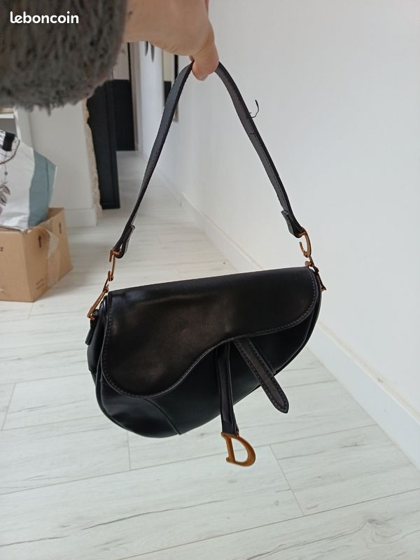 Sac saddle noir (image 1)