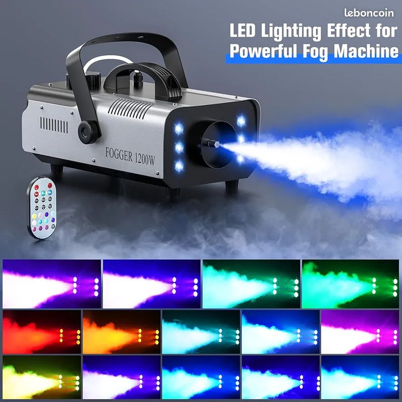 Machine à brouillard - Non spécifié - 500 W - LED colorées
