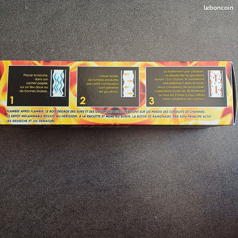 Bûche de ramonage neuve (image 2)