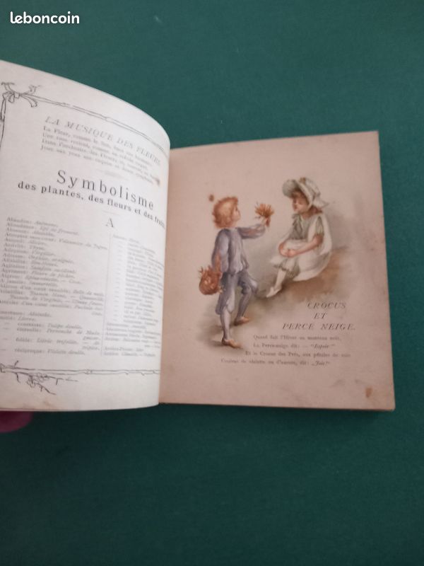 Ancien livre " LE LANGUAGE DES FLEURS " (image 3)