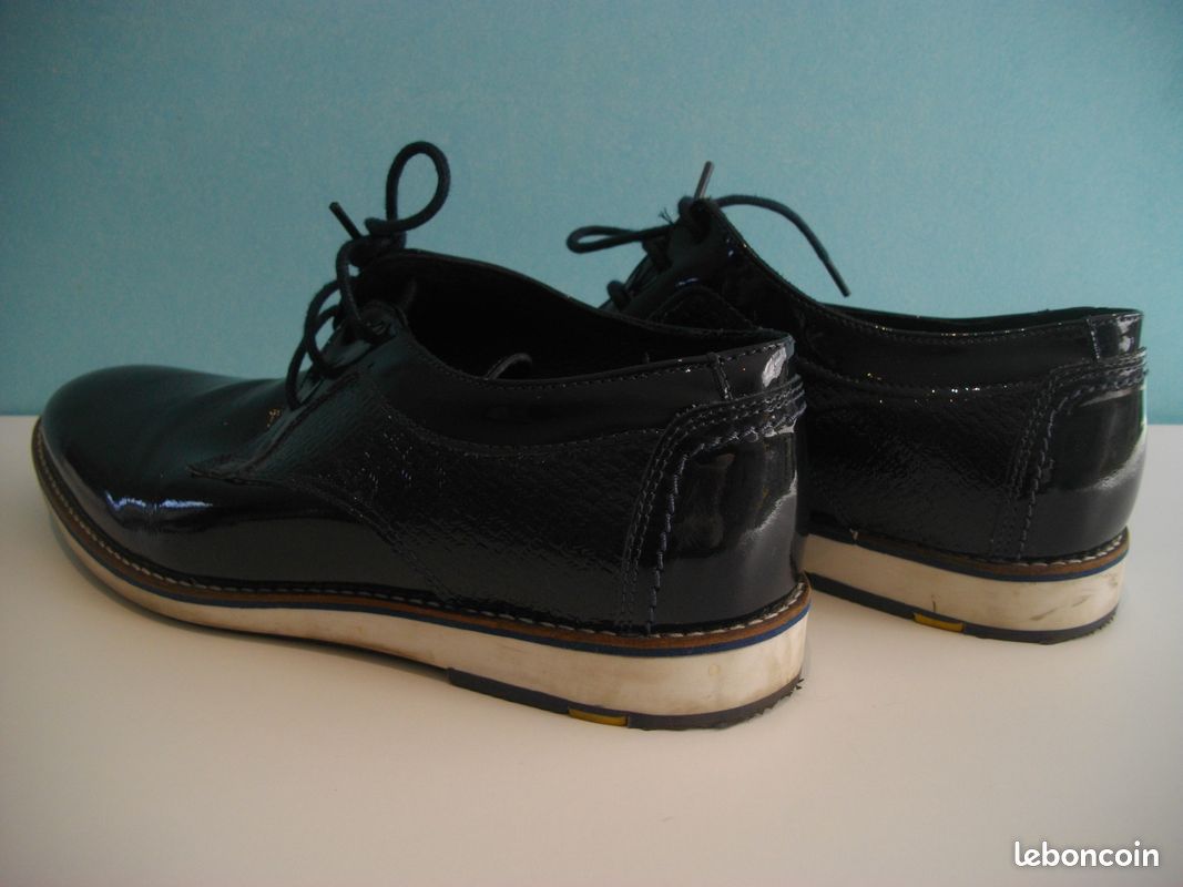 Bottes Homme Nokap En Cuir Véritable Noir - Pointure 42 - Bon état - Idéales Ville