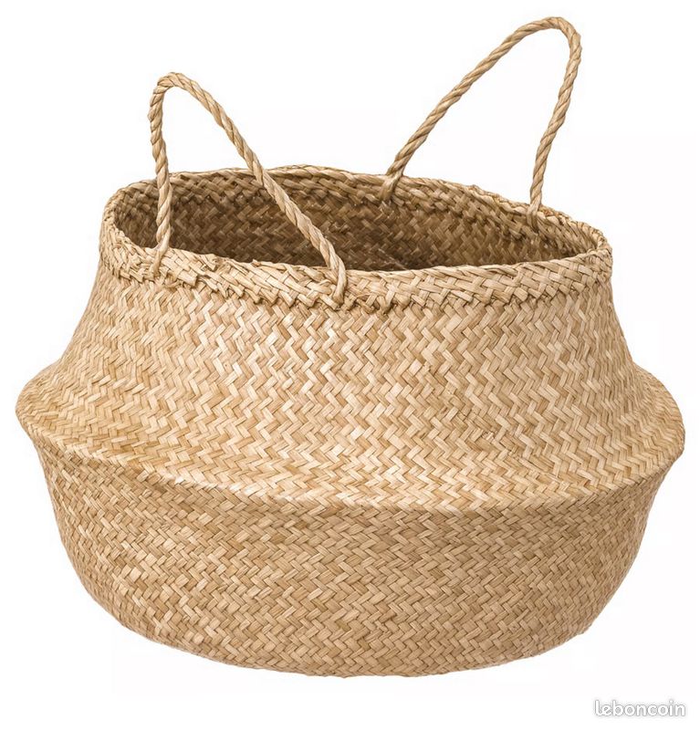 Tabouret Zara Home + panier IKEA FLÅDIS (image 2)