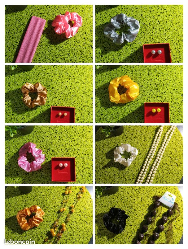 Lot bandeaux, chouchou, boucles d'oreilles (image 1)