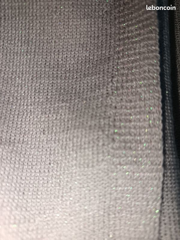 Gilet crème pailleté Mim XS (image 13)