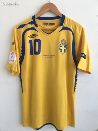 MAILLOT DE FOOTBALL UMBRO SWEDEN NATIONAL 2007/2009 TAILLE S