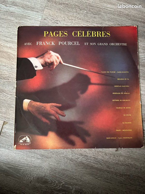 Vinyle Franck Pourcel ~ Pages célèbres (image 1)