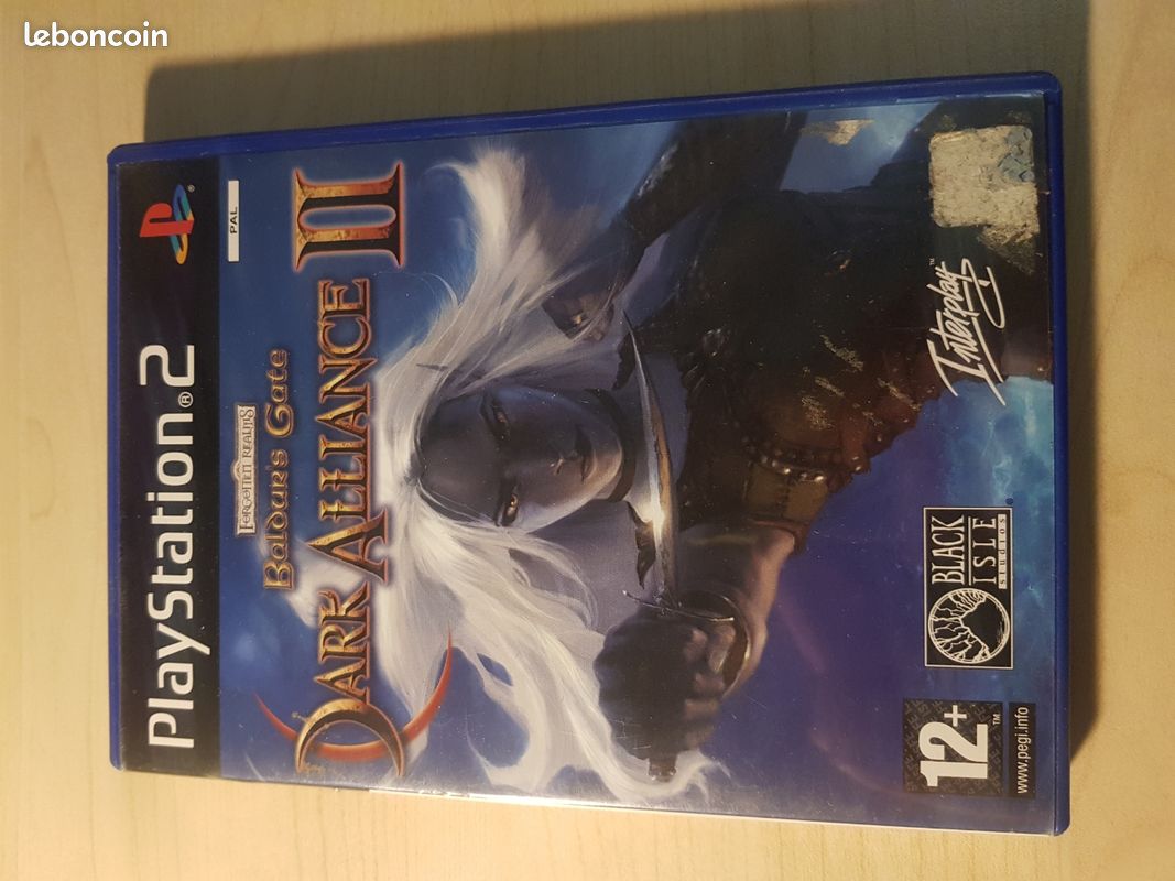 Jeu Baldur's Gate Dark Alliance II Pour PS2 - Version PAL FR Complète Avec Notice, Bon état