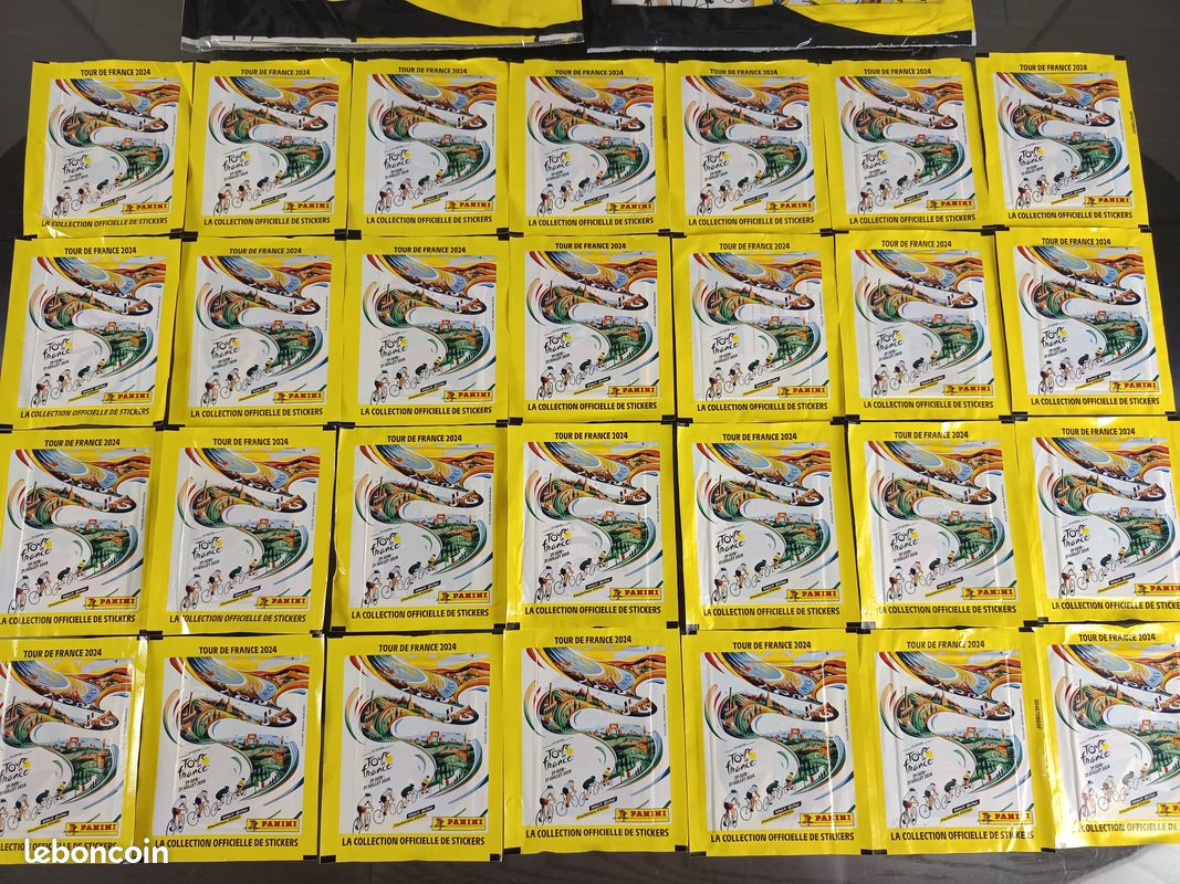 Lot 2 Albums + 36 Pochettes de Stickers Panini Cyclisme Tour de France 2024 - Lot n°2 (image 3)