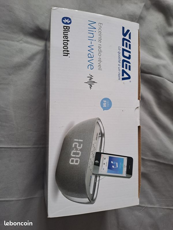 Enceinte radio reveil bluetooth NEUF (image 1)