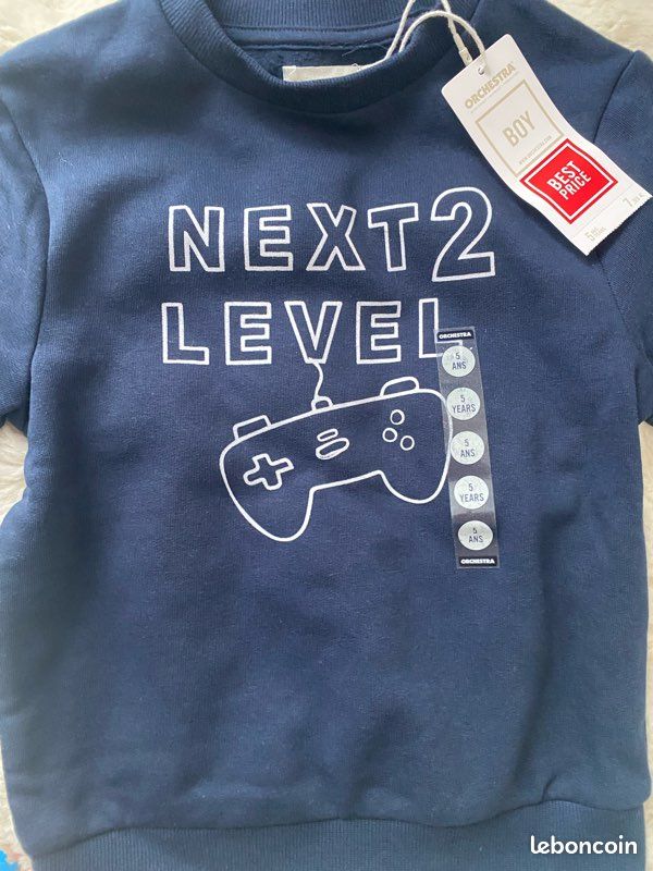 Pull garçon 5 ans neuf (image 5)