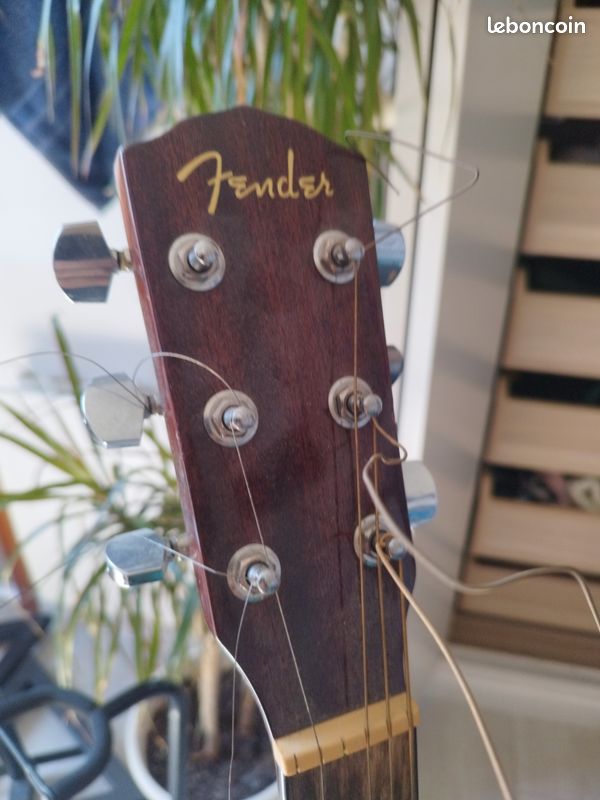 Guitare folk fender gaucher (image 3)
