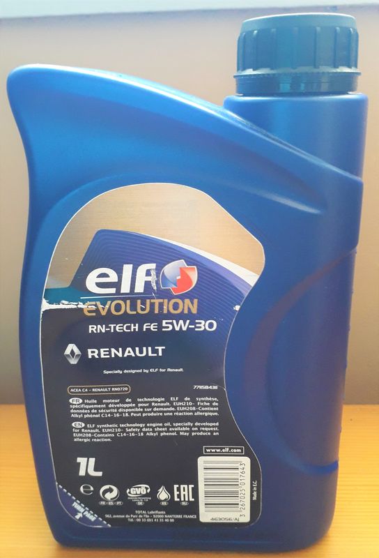 ELF oil Evolution Full-Tech FE 5W30 5L RN0720