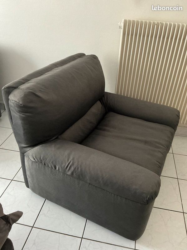 2 fauteuils gris anthracite (image 5)