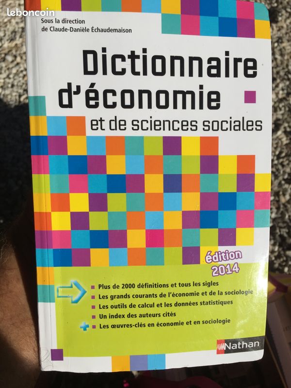 Dictionnaire d'économie et de sciences sociales (image 1)