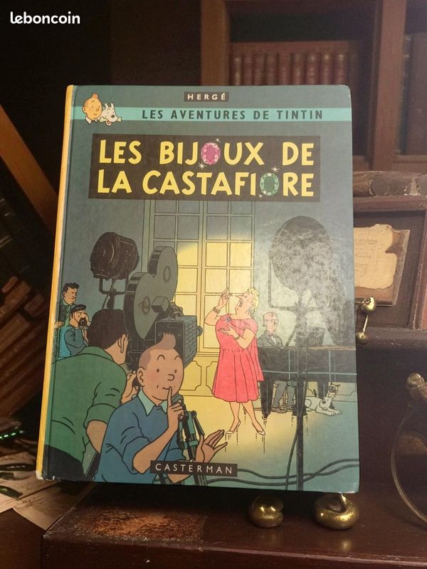 Vintage bande dessinée BD Tintin Castafiore (image 1)