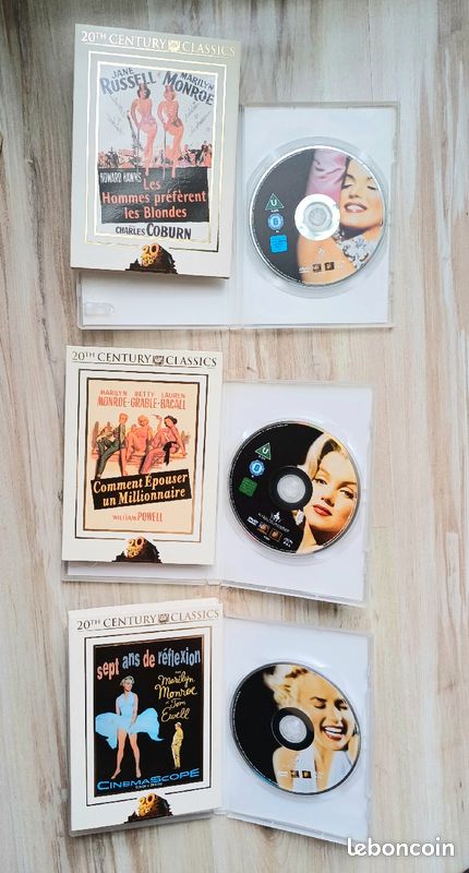 DVD - Le meilleur de Marilyn - Coffret 3 DVD - Marilyn Monroe (image 3)