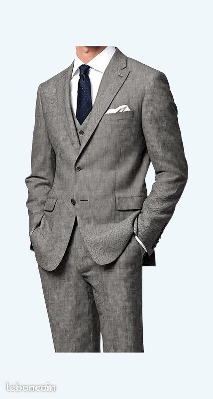 Costume HUGO BOSS Gris James Bond Vêtements