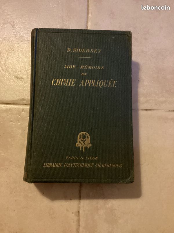 Aide -Mémoire de Chimie Appliquée (image 1)