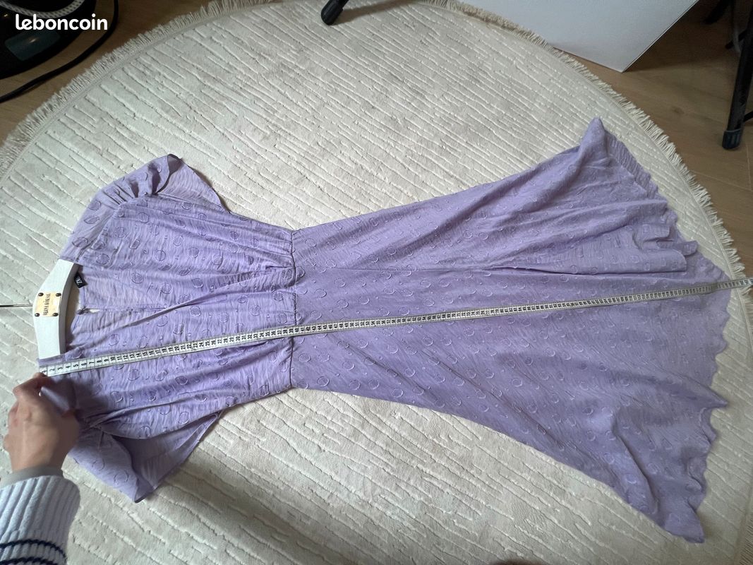Robe longue Zara Lila violet (image 5)