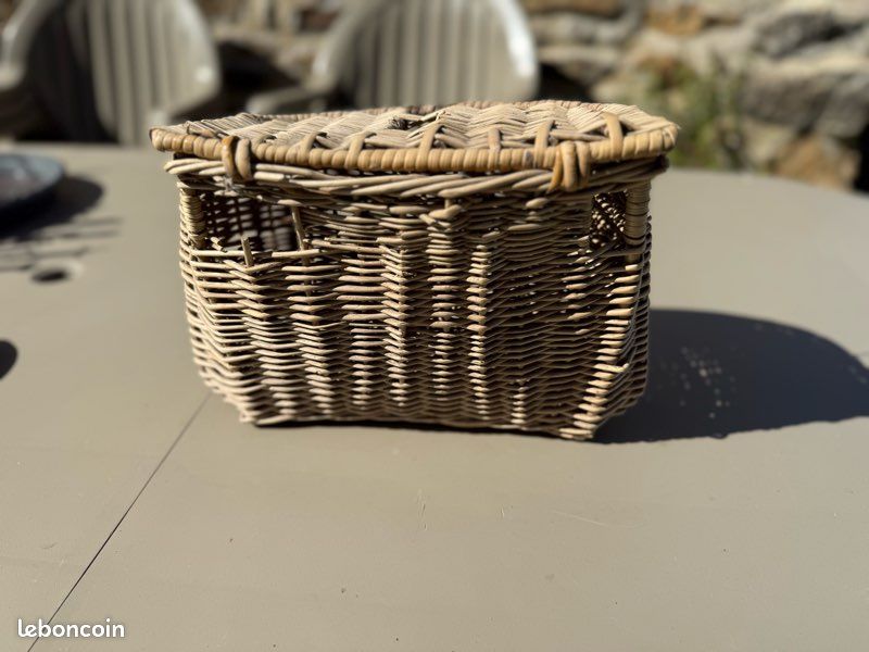 Panier à pêche en osier buff | Truffaut