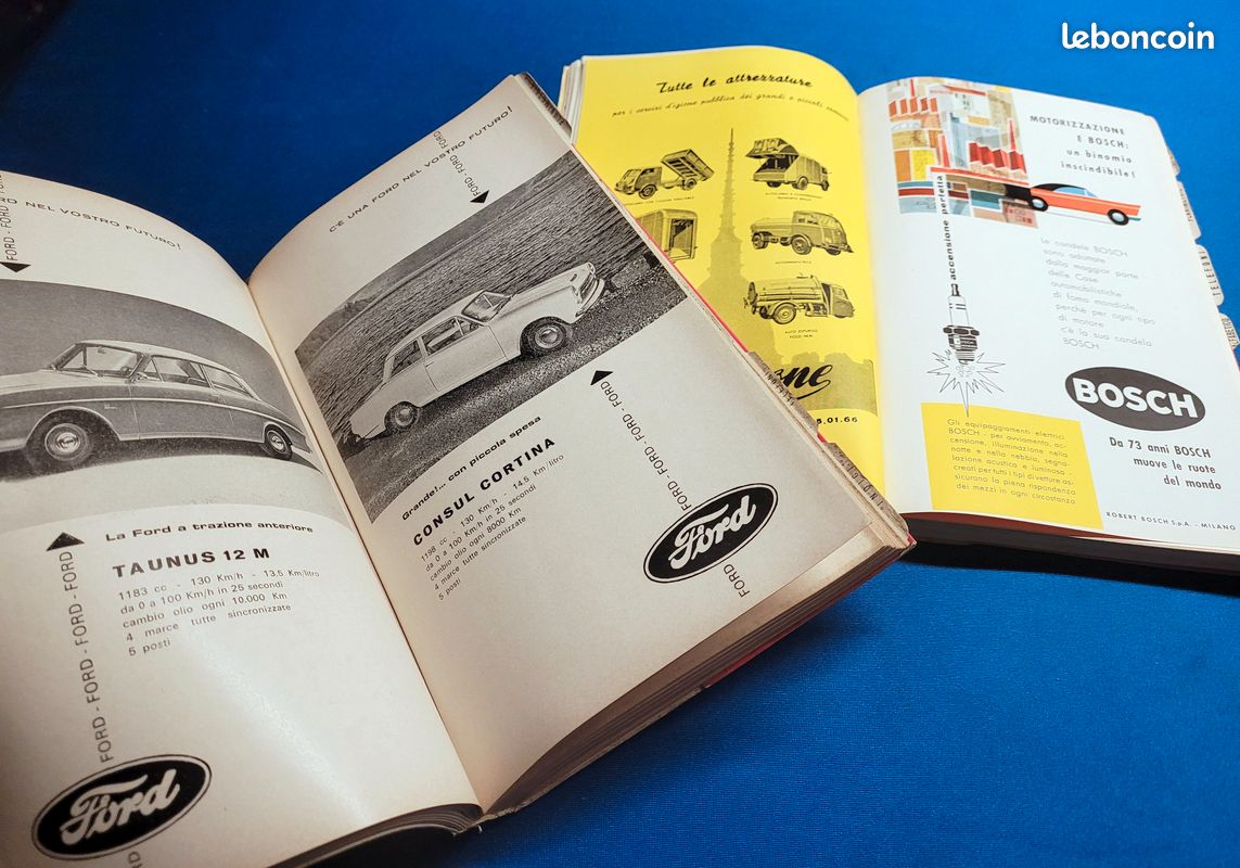 Salon automobile Turin 1959 et 1963 vintage (image 2)