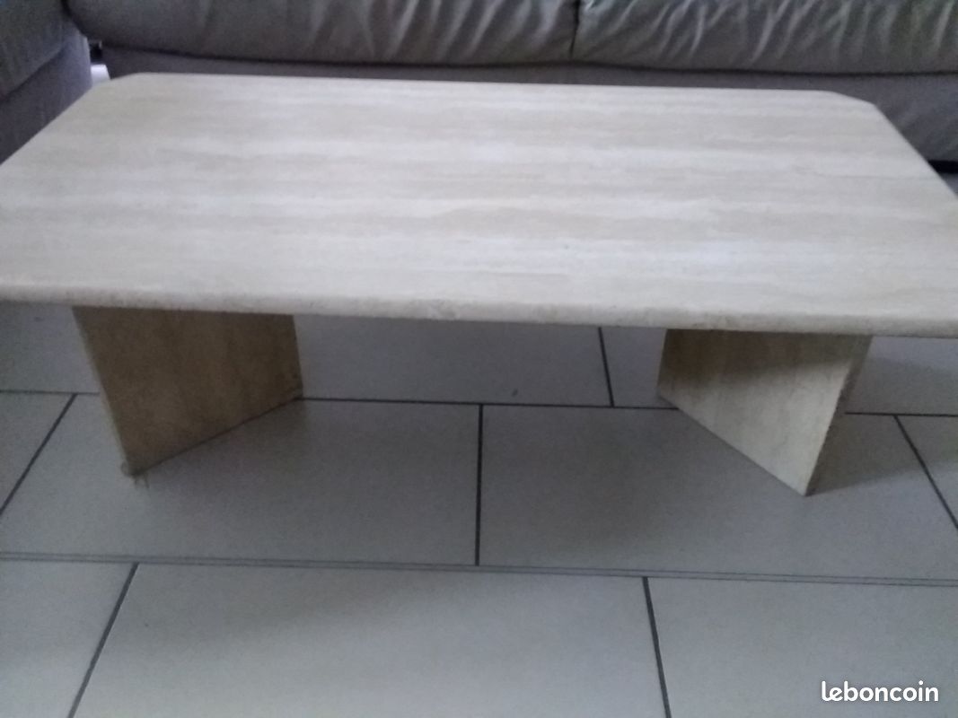 Table basse en travertin (image 2)