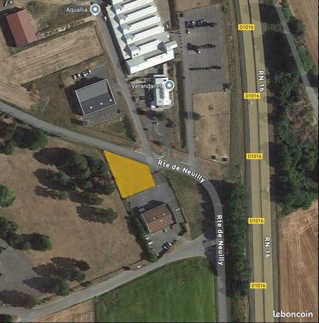 Terrain 1 100 m² Rantigny