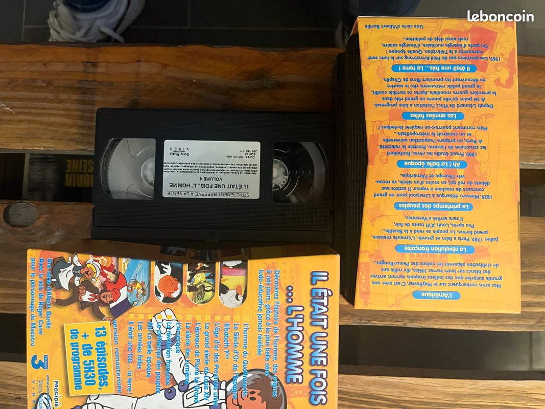 VHS il était une fois l’homme vol 4, 5 et 6 (image 3)
