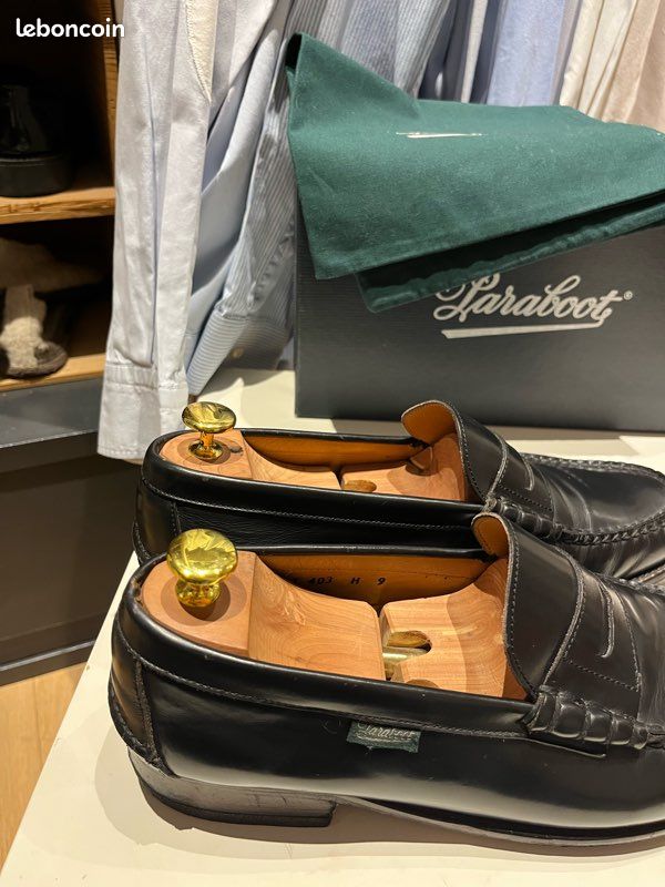 Paraboot mocassins Columbia noirs T43 (image 6)