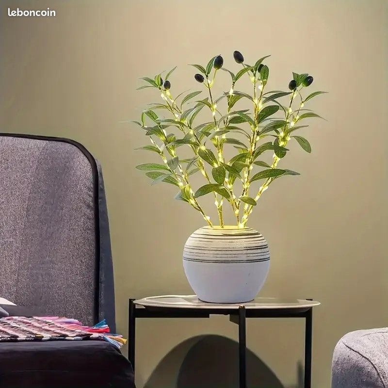 1 branche d’Olivier LED Déco - Ambiance Chaleureuse (image 3)