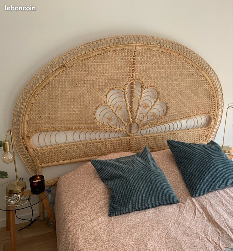 Tête de lit ronde rotin/bambou - La Redoute Recollection - 160cm (image 2)