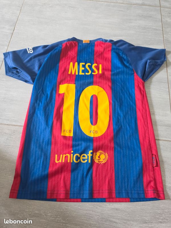 Maillot FCB Barcelone Messi taille 10 ans (image 7)
