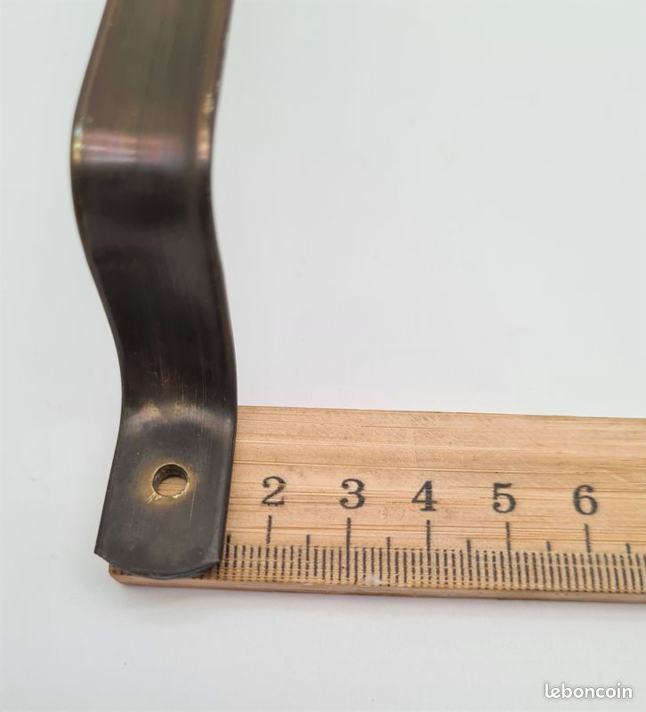 Ustensiles en cuivre et laiton, avec barre support, Déco cuisine Vintage - J38 (image 13)