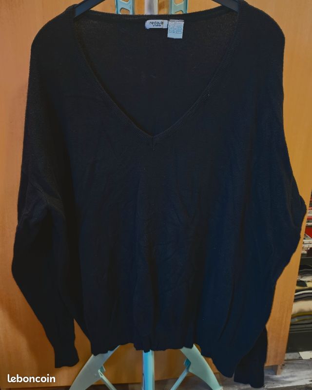 Pull noir la redoute création T50 T52 (image 4)