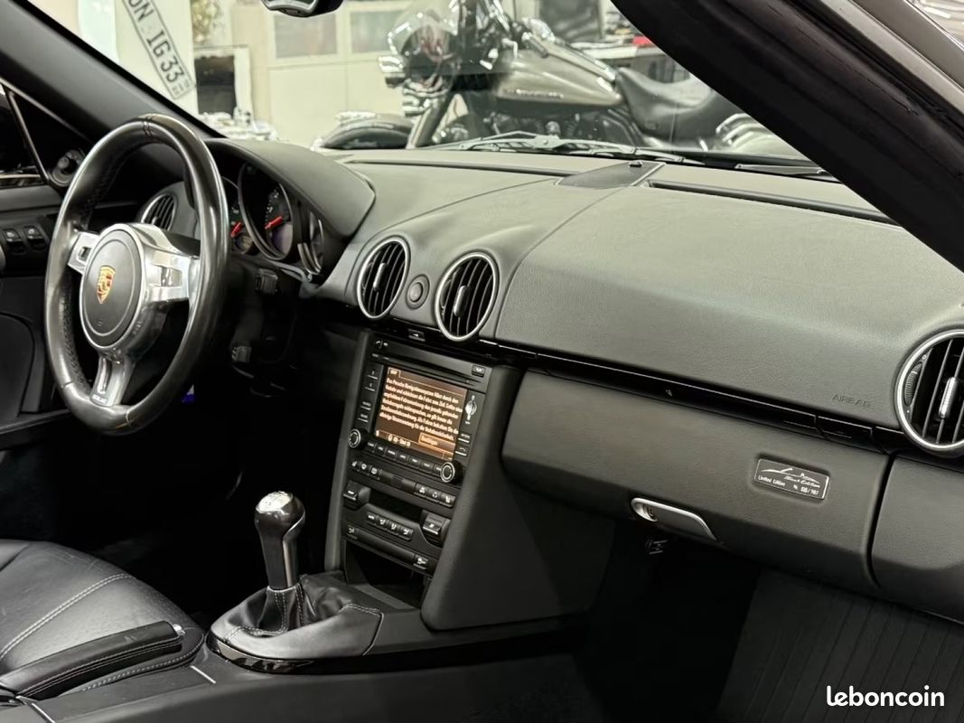 Porsche Boxster S Black Edition 3.4 320 ch N°515/987 Suivi Complet (image 13)