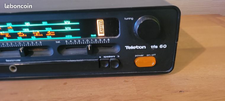 Teleton tfs 70 stereo receiver Ampli Tuner, testé et révisé