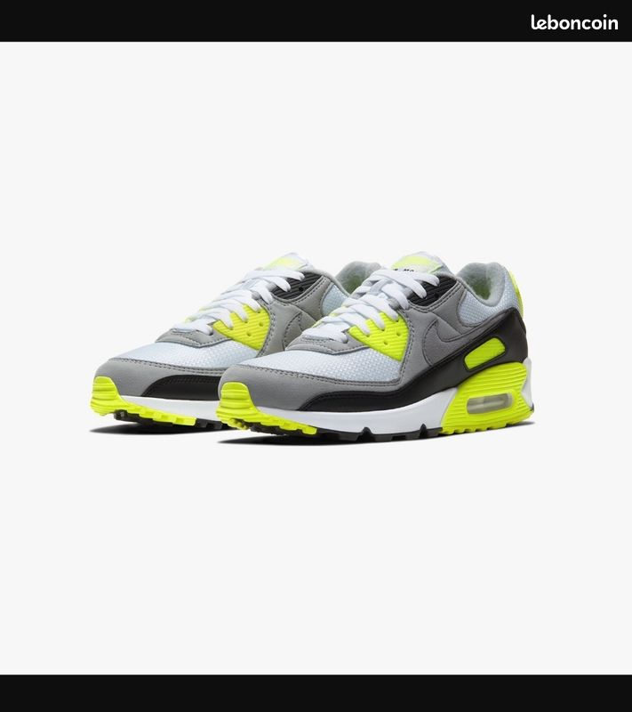 Nike Air Max 90 OG volt,Blanc /Gris /Volt/Noir t.41 neuve (image 1)