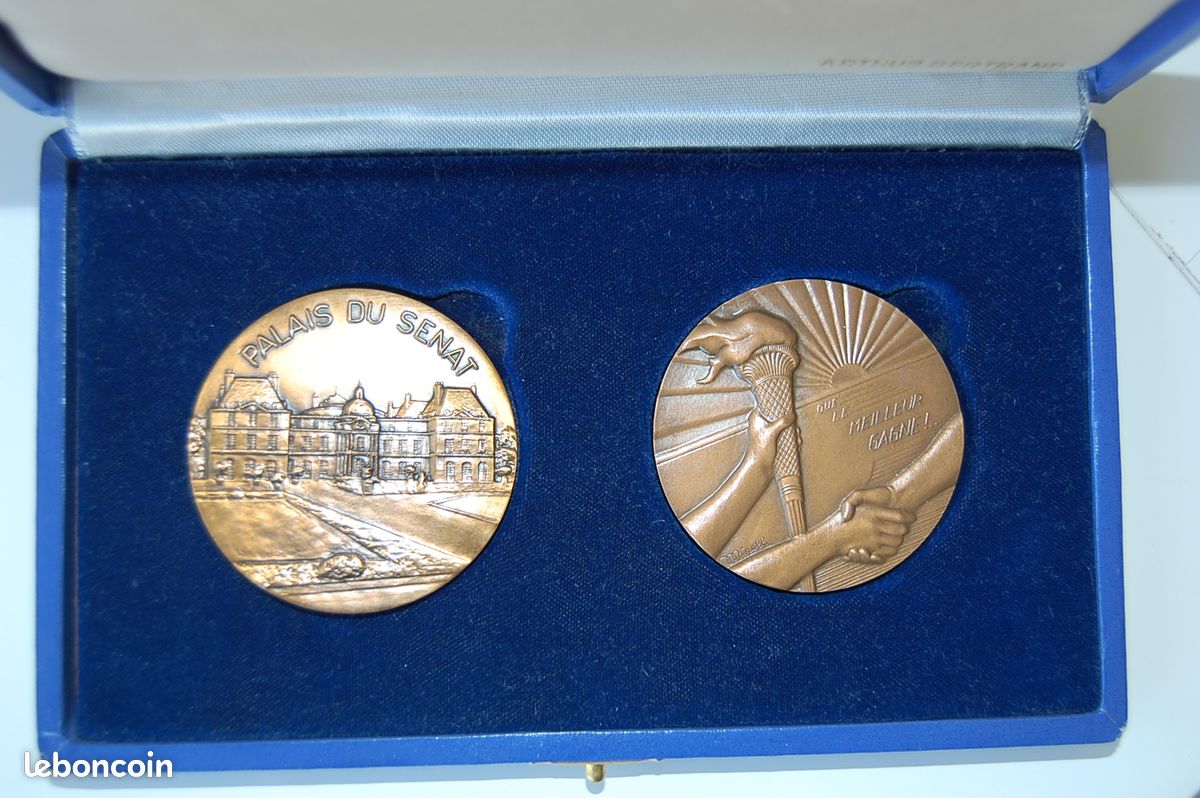 MEDAILLE BRONZE ART Déco Offert Par Raymond Brun Sénateur P.du Cs De La Gironde EUR 26,00 - FR