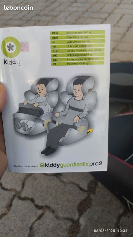 Siège auto kiddy groupe 123 (image 3)