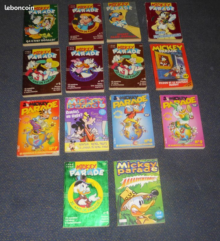 Mickey parade geant , super picsou geant , tresors et jeunesse de picsou.... (image 5)