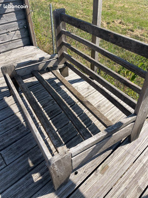 Banc ancien bois (image 2)
