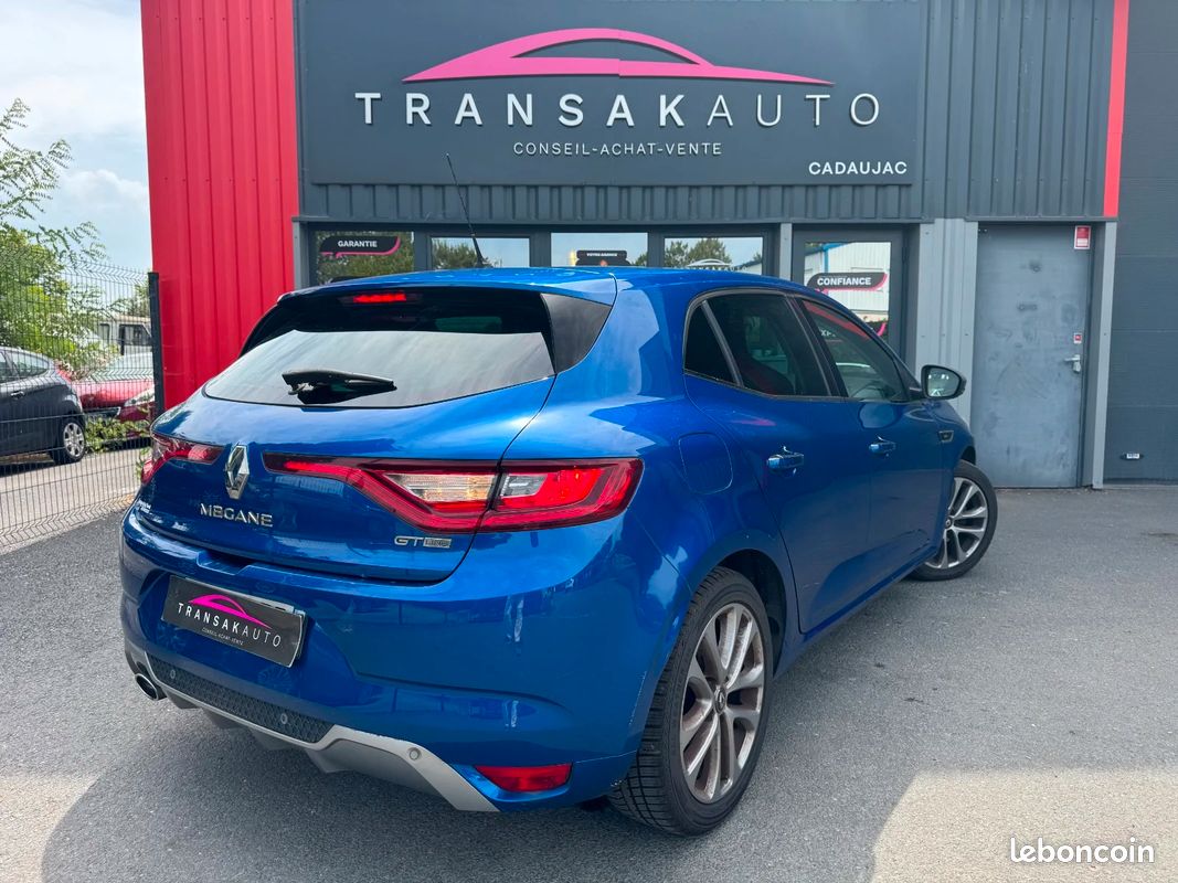RENAULT MEGANE IV BERLINE TCe 130 Energy GT LINE/ APPLE CARPLAY/ SIEGES SPORT ALCANTARA/TISSU (image 3)