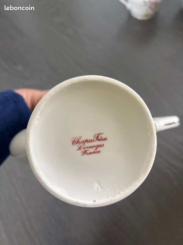 Dînette Vintage Chapus Frères : Service à Café En Porcelaine De Limoges